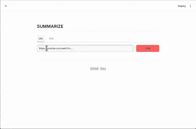 Summarize GIF preview